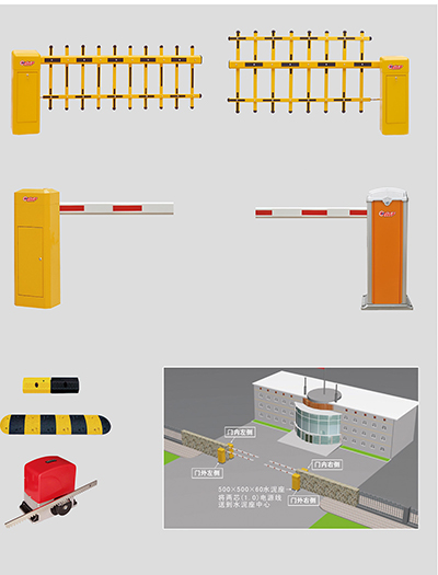 道閘款式,停車管理通道閘
