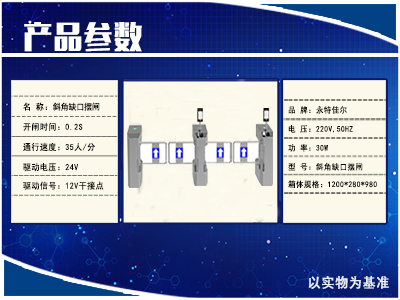 斜角擺閘